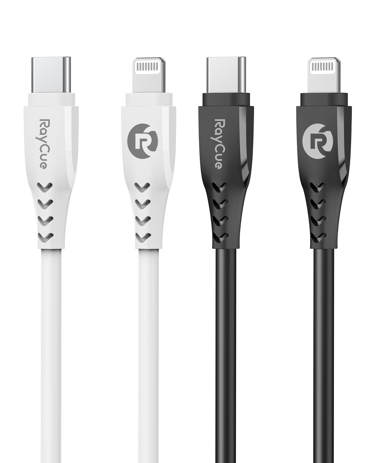 [MFI Atestita] RayCue BlitzLink Flexo 1.2M PVC USB-C al Lightning Kablo por iPhone iPad
