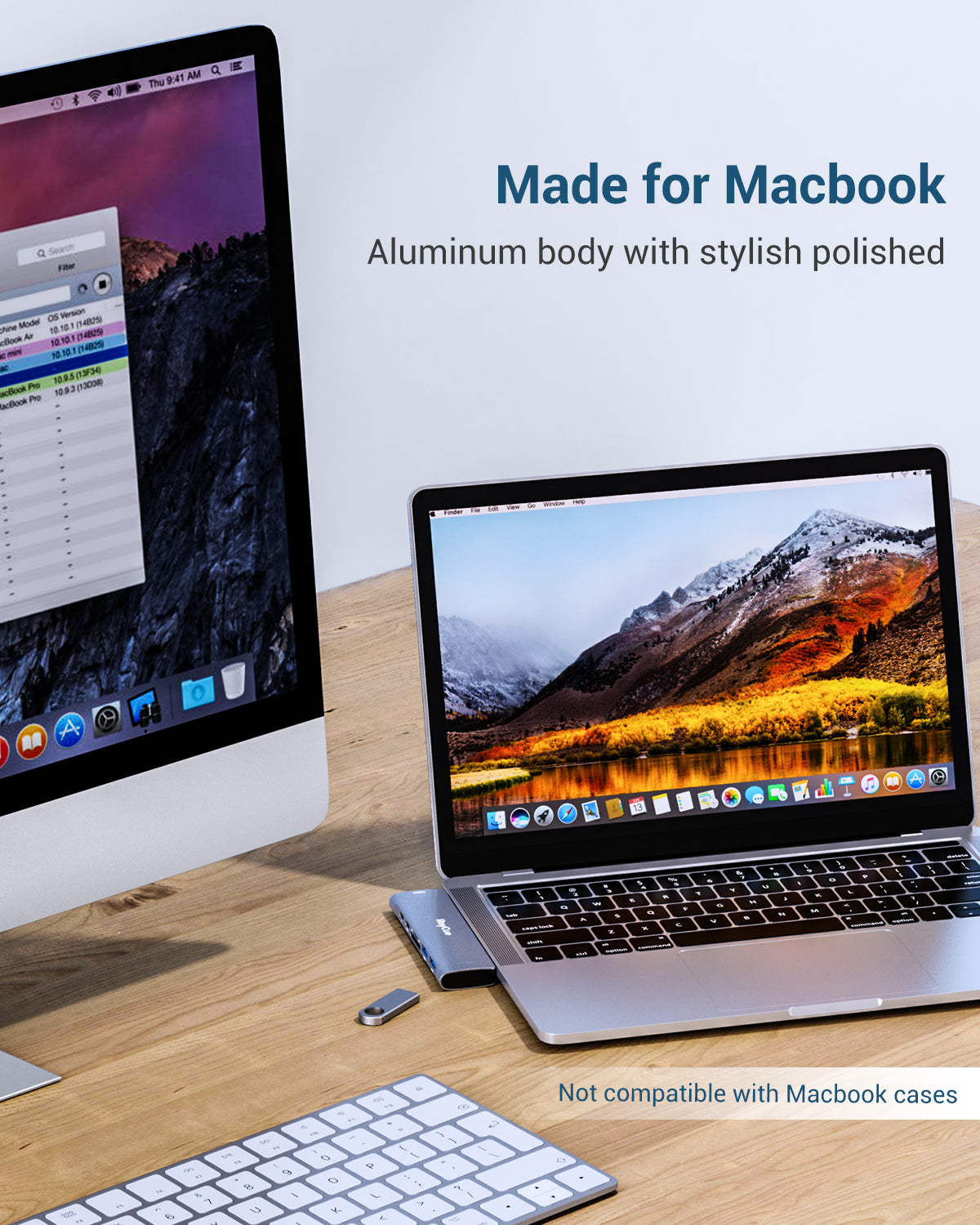 RayCue ExpandPro Duo 7-in-2 USB-C Hub for MacBook Pro & Air