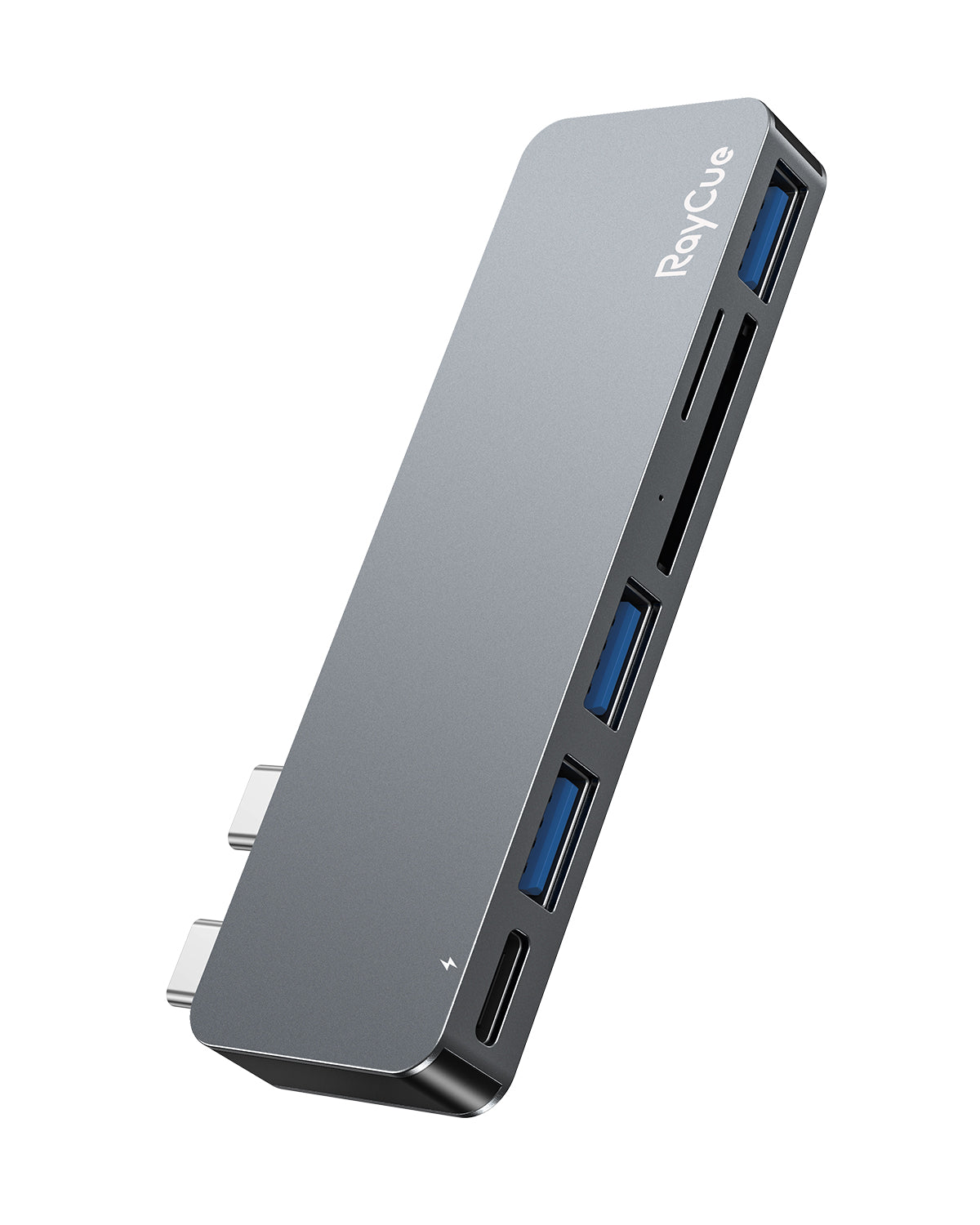 RayCue ExpandPro Duo Lite 6-in-2 USB-C Hub for MacBook Pro & Air