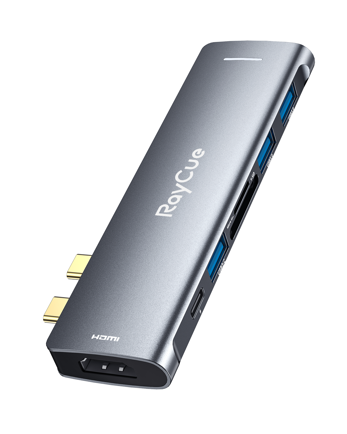 RayCue ExpandPro Duo Ultra 7-in-2 USB-C Hub for MacBook Pro & Air