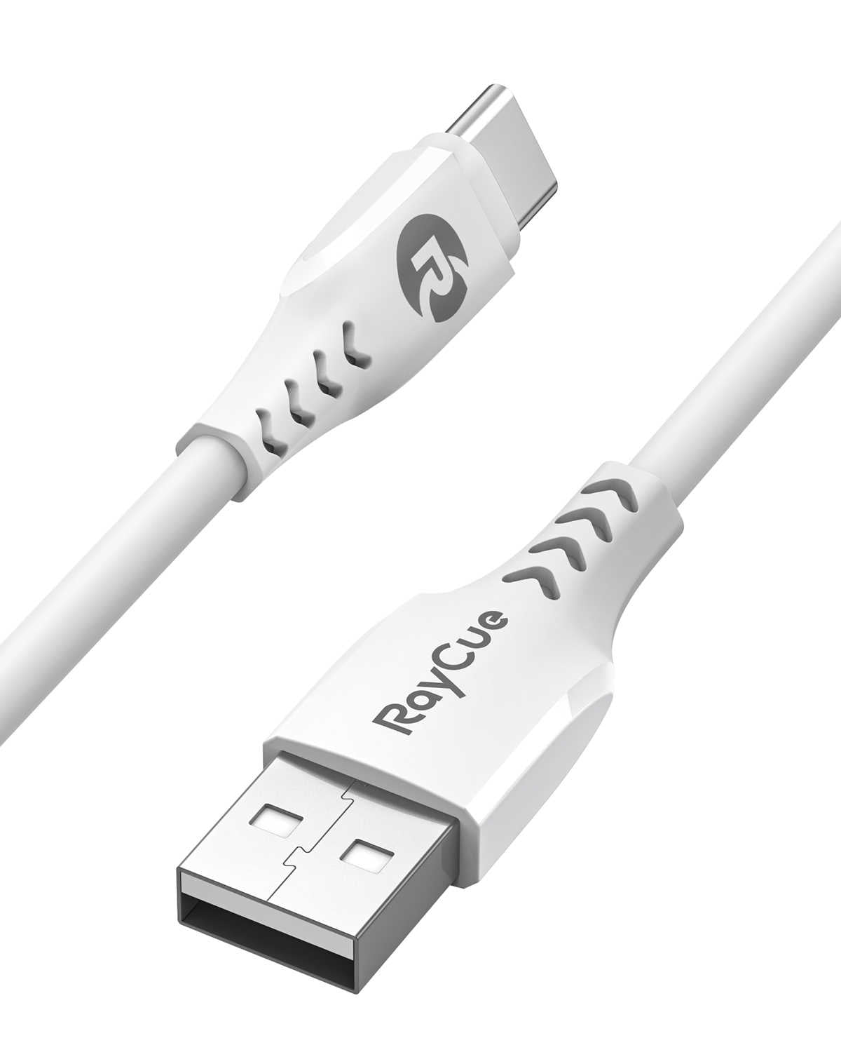 RayCue BlitzLink Flexo 1.2M PVC USB-A to C Cable for Smartphones and Tablets