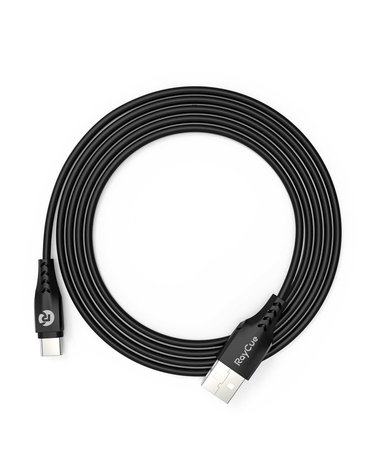 RayCue BlitzLink Flexo 1.2M PVC USB-A to C Cable for Smartphones and Tablets