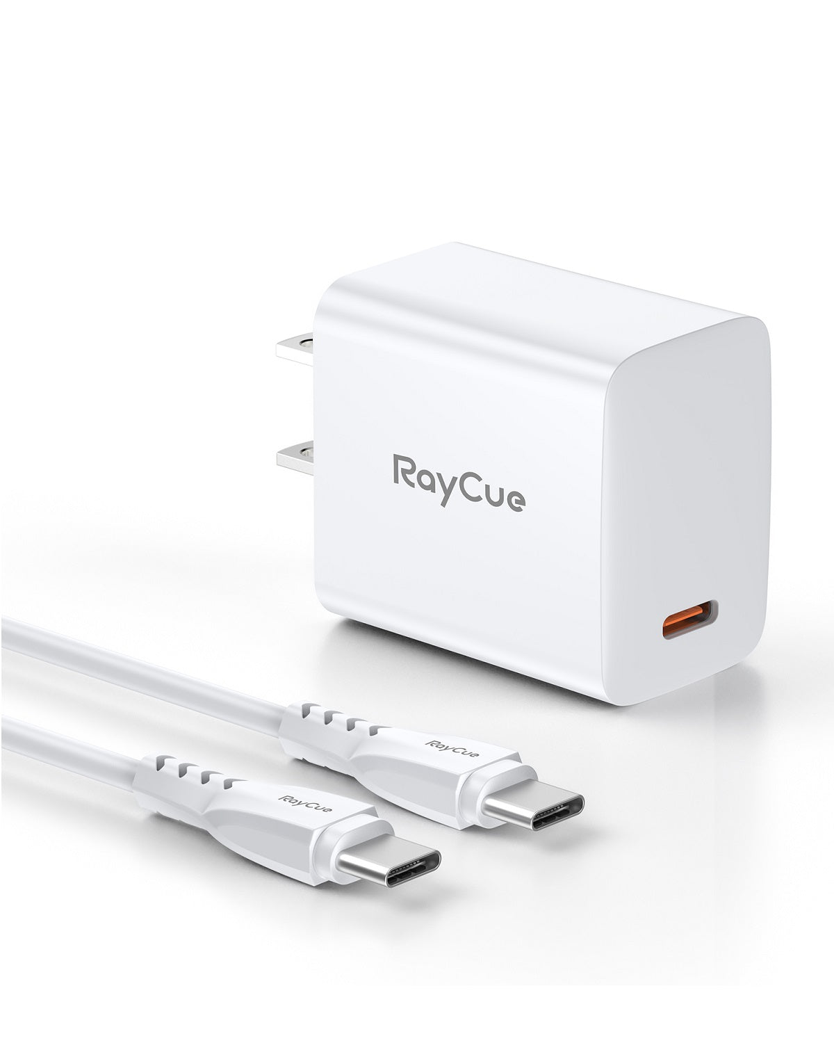 RayCue BlitzCharge Posh 25W Combo PD Charger with USB C to C Cable